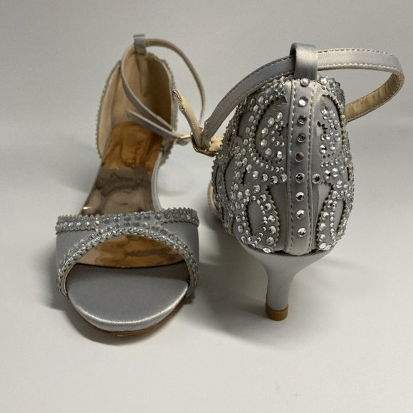 XYD Ballroom Dance Shoes Wedding Sandals for Women - Picture 7 of 11